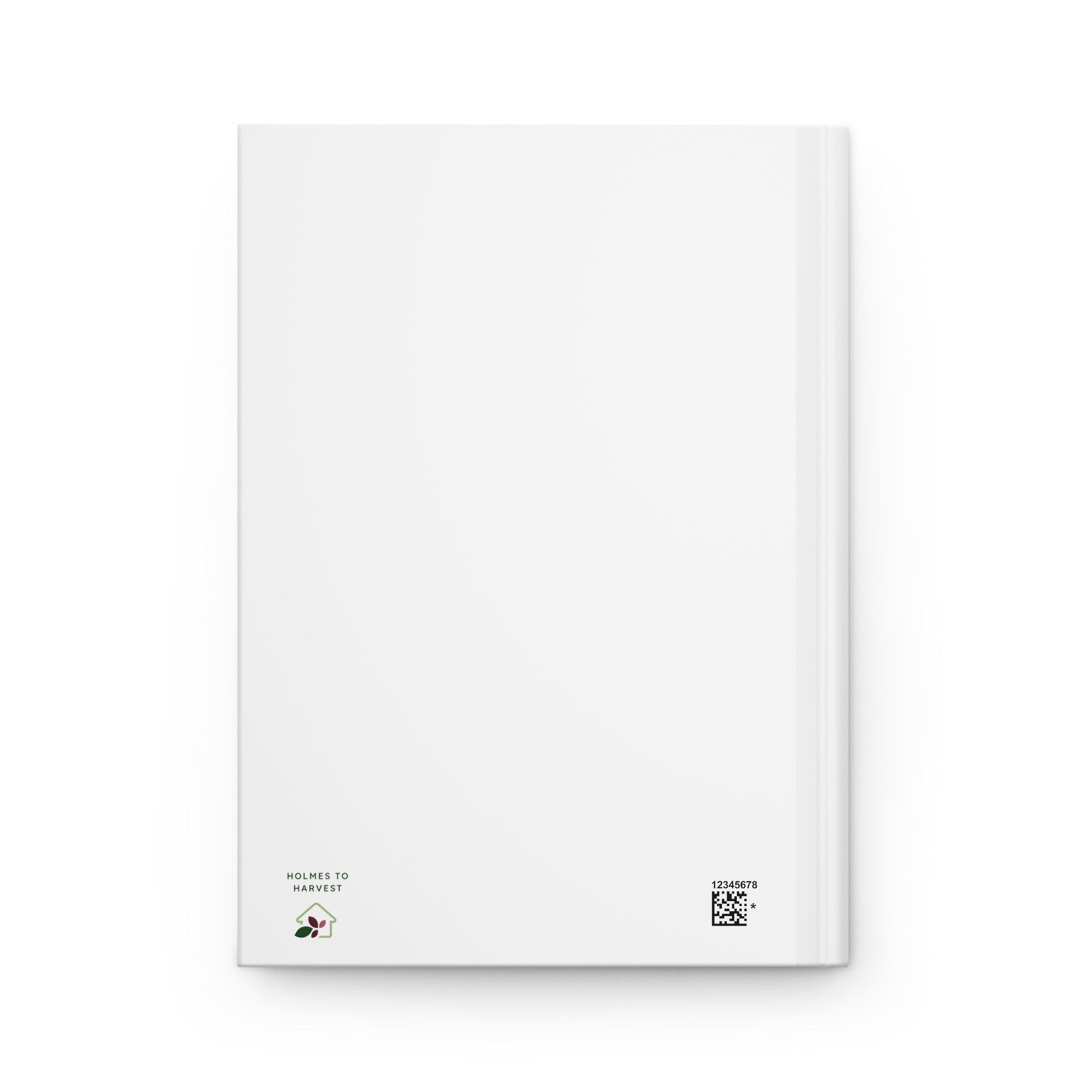 White notepad with text and a QR code on a white background