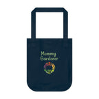 100% Certified Organic Canvas Tote Bag Mommy Gardener