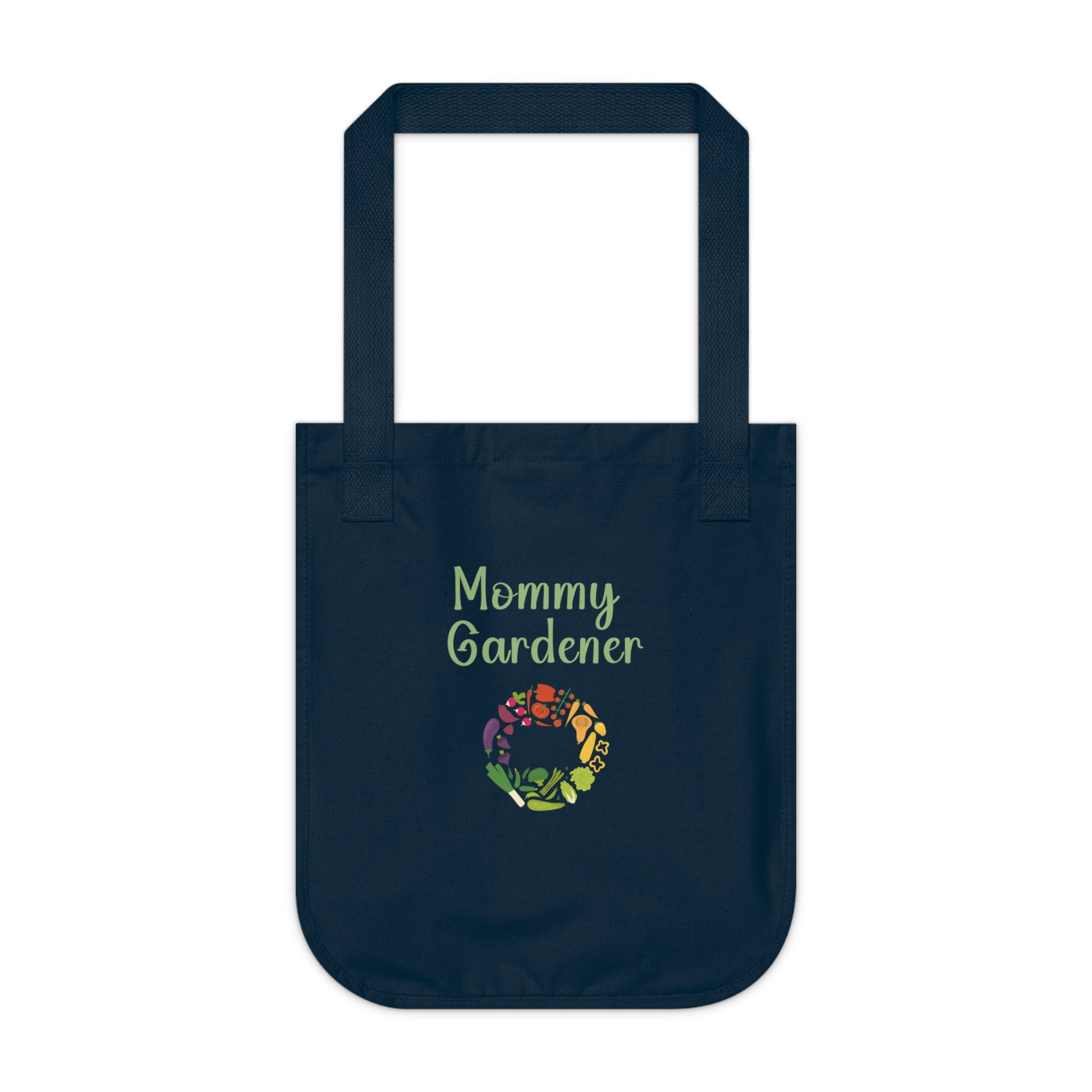 100% Certified Organic Canvas Tote Bag Mommy Gardener