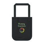 100% Certified Organic Canvas Tote Bag Mommy Gardener