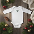Merry Christmas Infant Onesie green print
