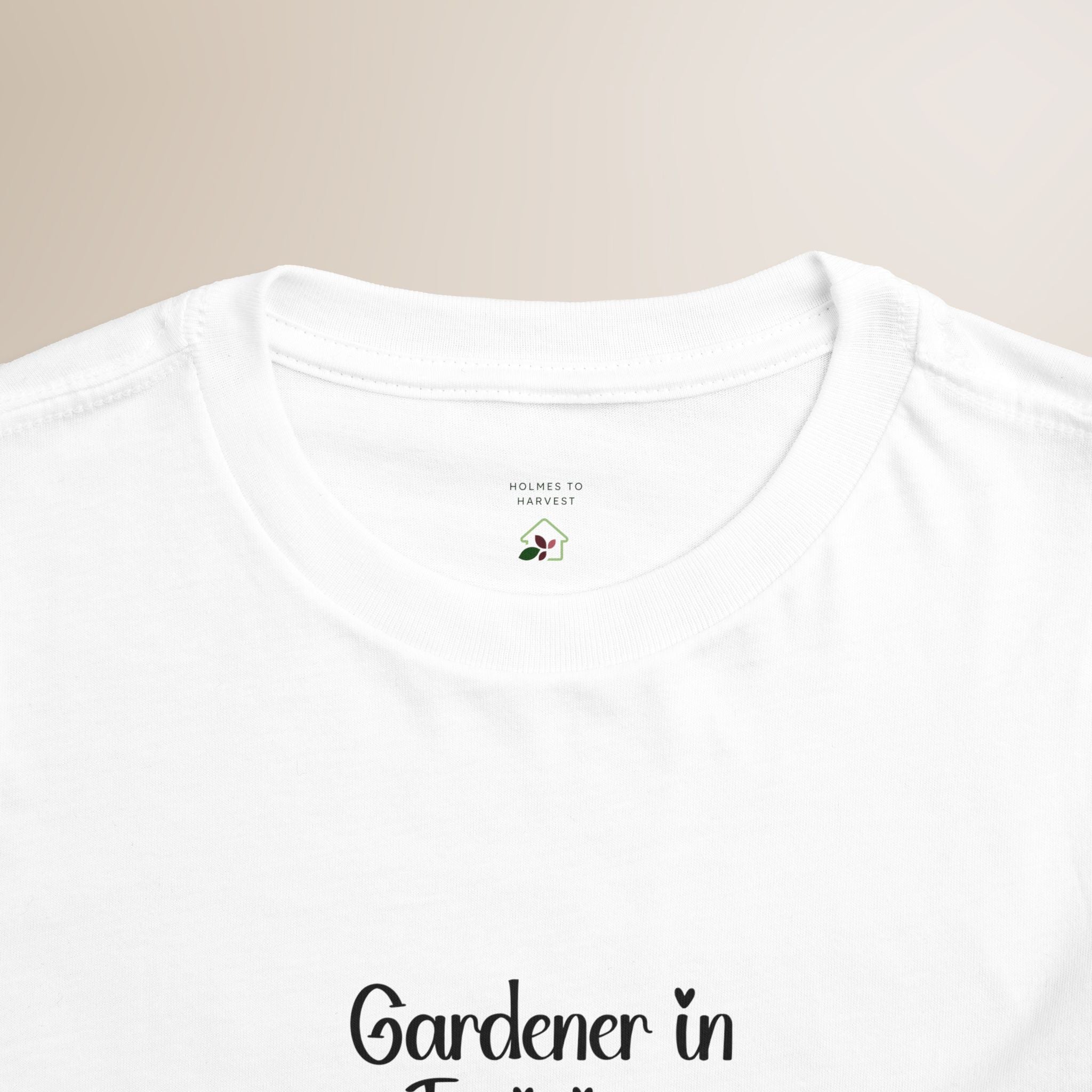 Toddler Short Sleeve T-Shirt, Gardener in Training Orange
