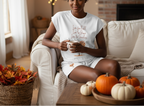 Live for Fall, Live to Grow, Live to Garden Women's Short Pajama Set (AOP)