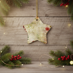 Floral Ceramic Ornaments
