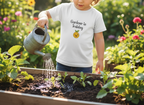 Toddler Short Sleeve T-Shirt, Gardener in Training Orange