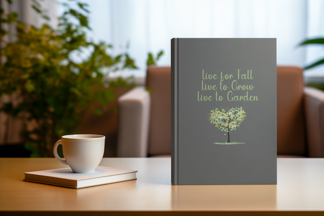 Live for Fall, Live to Grow, Live to Garden Hardcover Journal