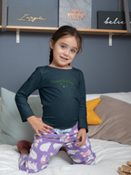 Happy Holidays long sleeve toddler pajama shirt