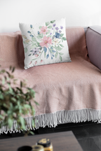 Decorative Square Pillow - Flowers