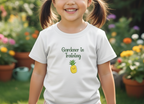 Toddler Short Sleeve T-Shirt, Gardener in Training Pineapple