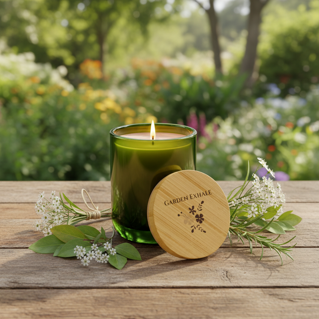 Garden Exhale Scented Soy Candle 14oz