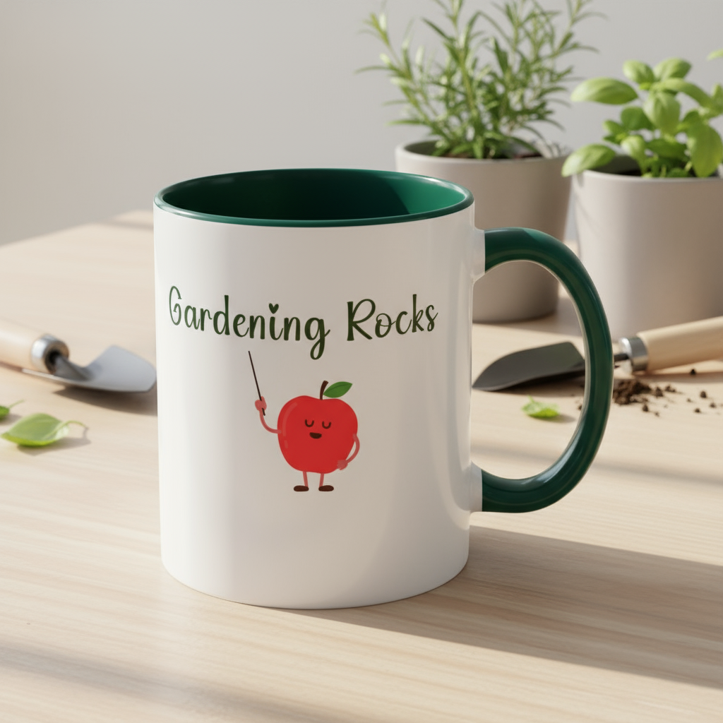 11oz  Ceramic Mug - Gardening Rocks Mug