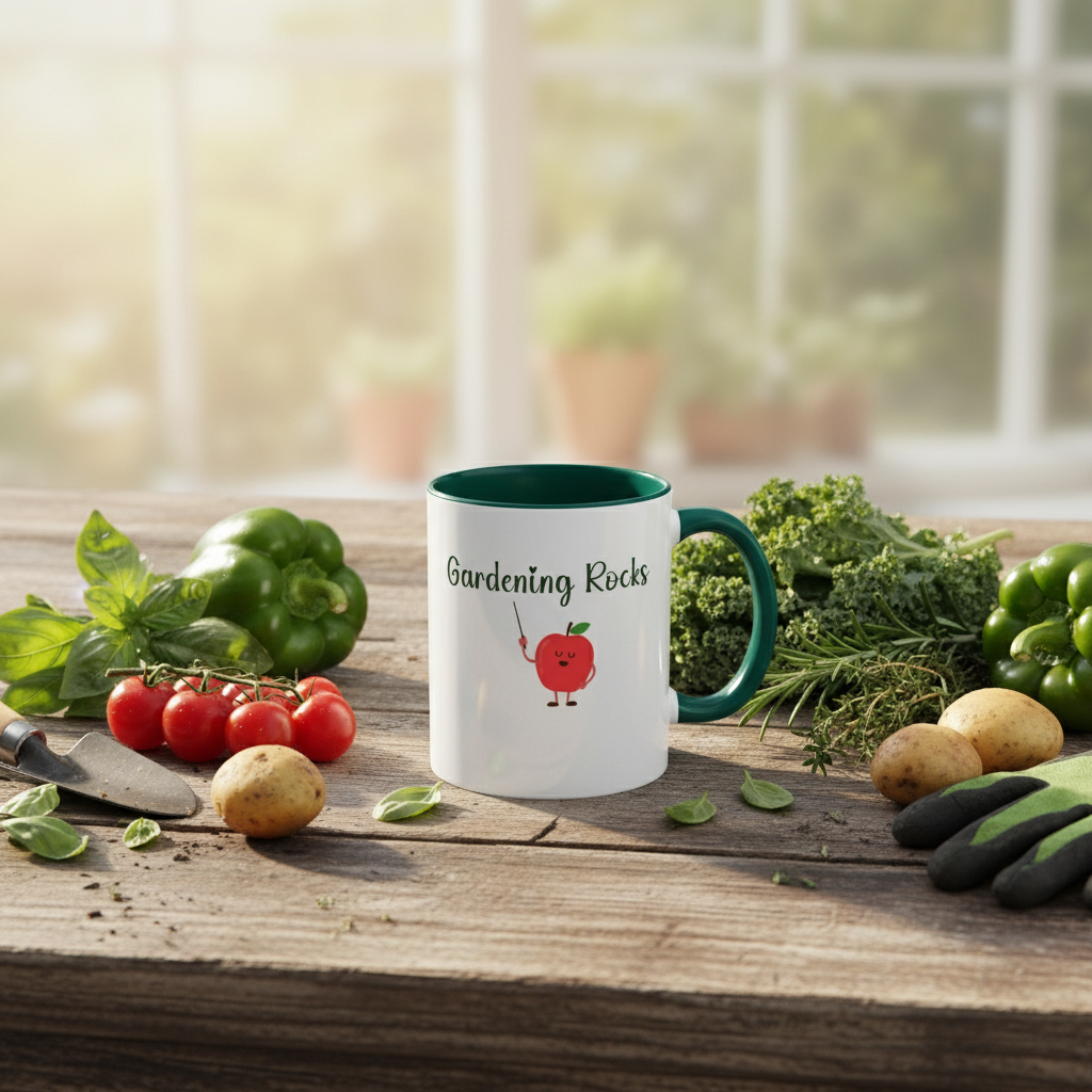 11oz  Ceramic Mug - Gardening Rocks Mug