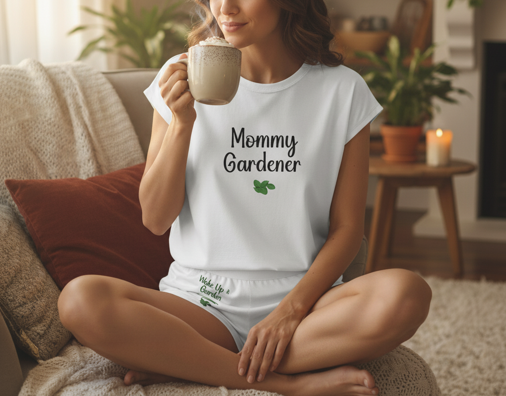 Mommy Gardener Women's Short Pajama Set