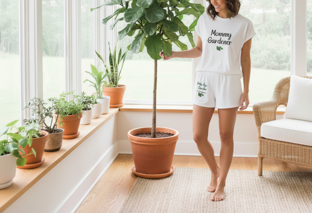 Mommy Gardener Women's Short Pajama Set