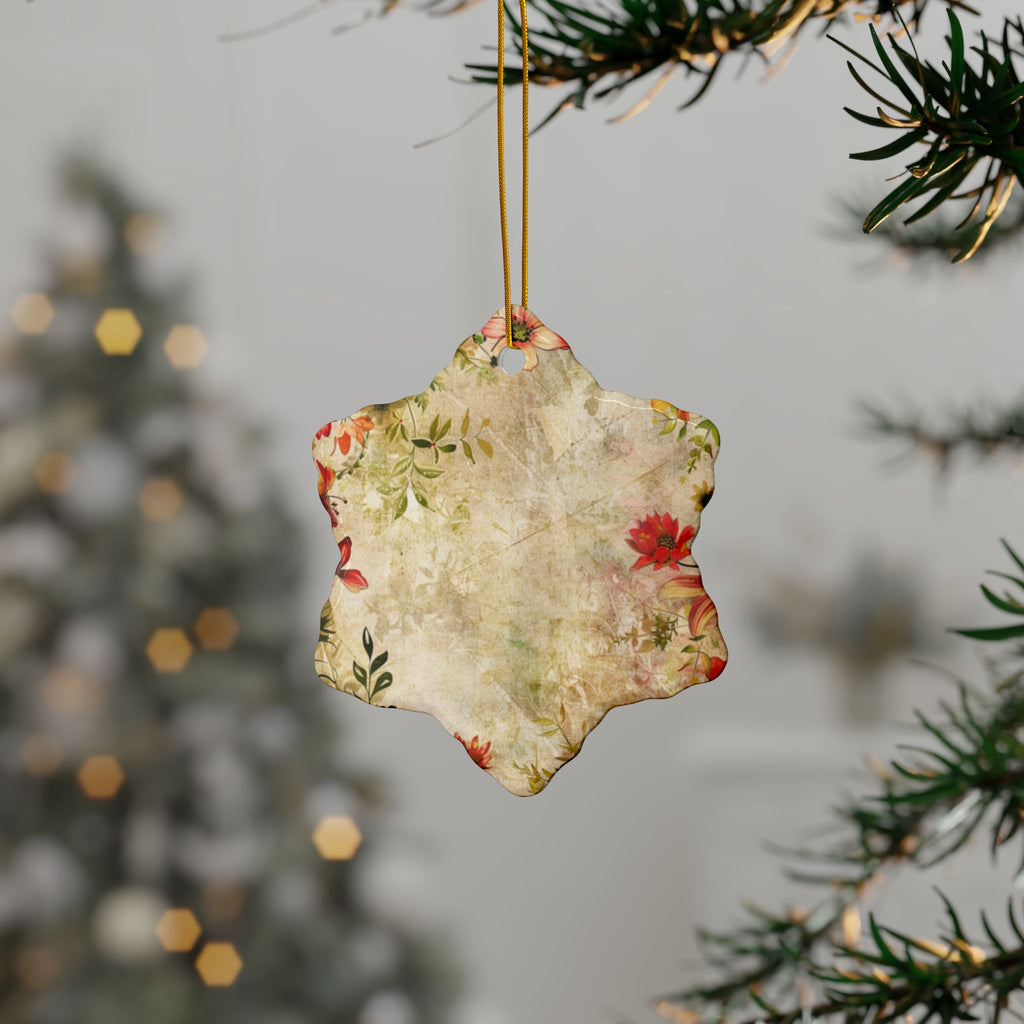 Floral Ceramic Ornaments