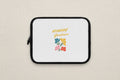 White pouch with colorful floral design and 'Mommy Gardener' text on a white background