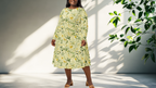 Yellow Floral Dress