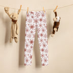 Red Snowflake Toddler Leggings