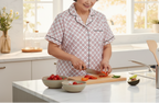Women’s Red Floral short sleeve pajama top