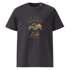 Black t-shirt with 'Garden Fresh' graphic design on a white background